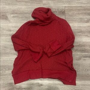 Free people Red Turtleneck Sweater